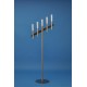 Leuchter 5-Flammer, Schräge links&rechts, Holzart, Höhe und Kerzen wählbar**